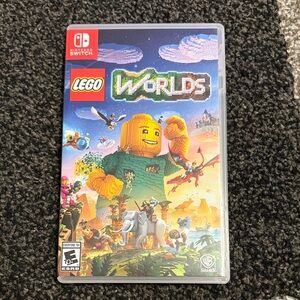 LEGO Worlds Nintendo Switch Game with Colorful Art